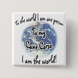 Cane Corso World 2 Button
