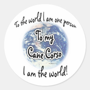 Cane Corso World 2 Sticker