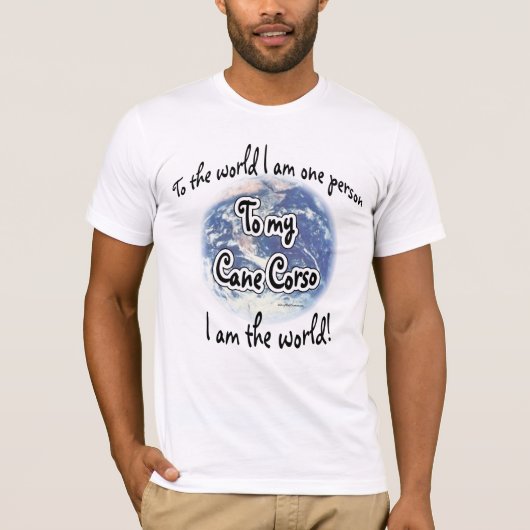 Cane Corso World 2 T-Shirt (Vorderseite)