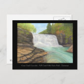 Cane Creek Cascades - Appalachian Art Card Postkarte (Vorne/Hinten)