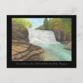 Cane Creek Cascades - Appalachian Art Card Postkarte (Vorderseite)