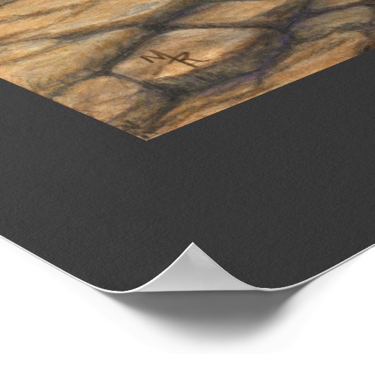 Cane Creek Cascades - Wasserfall Kunst, Dichtung u Poster (Ecke)