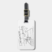 Cane Mutiny Gepäckanhänger (Vorderseite vertikal)