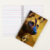 Cane Selvatico Africano Notizblock (Innen)