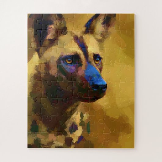 Cane Selvatico Africano Puzzle (Vertikal)