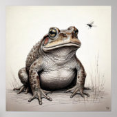 Cane Toad - Art Print Poster (Vorne)