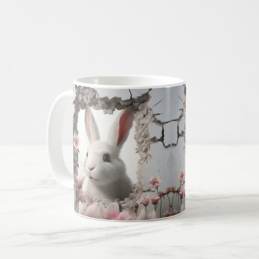 Caneca 3D Coelho Kaffeetasse (Vorderseite Links)