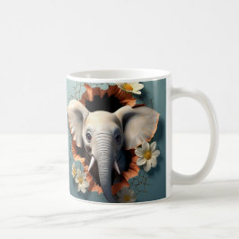 Caneca 3D Elefante Kaffeetasse