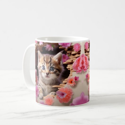 Caneca 3D Gato Kaffeetasse (Vorderseite Links)