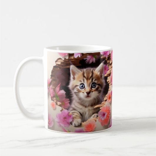 Caneca 3D Gato Kaffeetasse (Links)