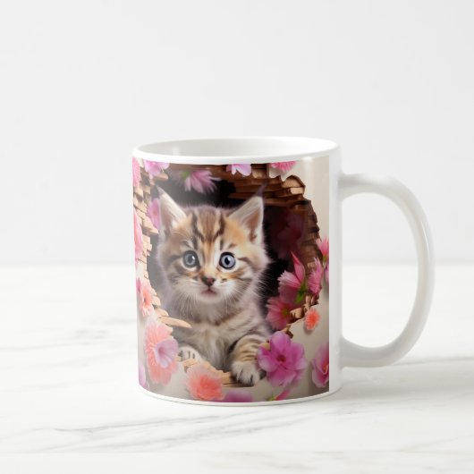Caneca 3D Gato Kaffeetasse (Rechts)