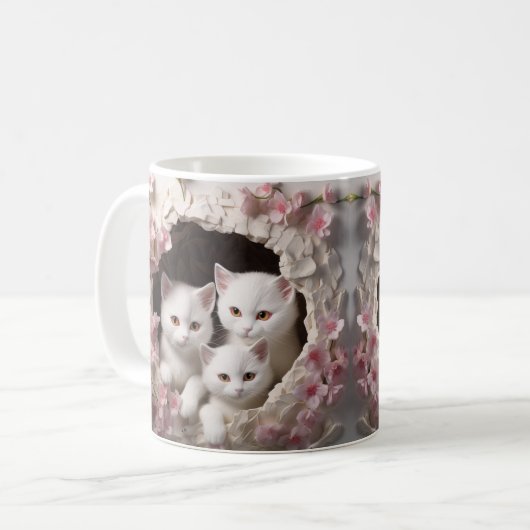 Caneca 3D Gato Kaffeetasse (Vorderseite Links)