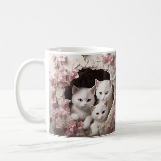 Caneca 3D Gato Kaffeetasse (Links)