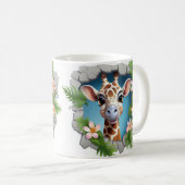 Caneca 3D Girafa Kaffeetasse (VorderseiteRechts)
