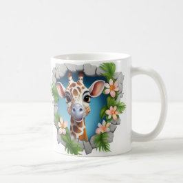 Caneca 3D Girafa Kaffeetasse