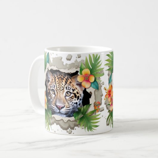 Caneca 3D Onça Kaffeetasse (Vorderseite Links)