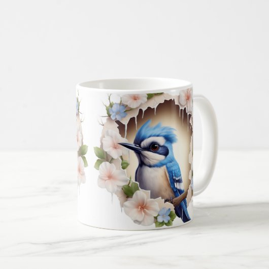Caneca 3D Pássaro  Kaffeetasse (VorderseiteRechts)
