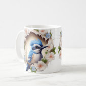 Caneca 3D Pássaro Kaffeetasse (Vorderseite Links)