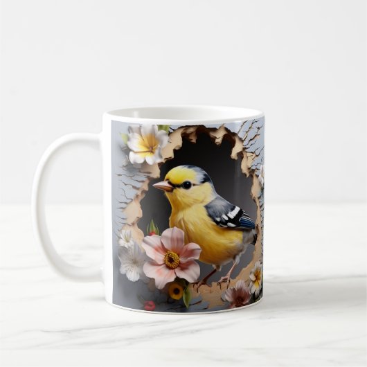 Caneca 3D Pássaro Kaffeetasse (Links)