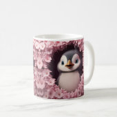 Caneca 3D Pinguim Kaffeetasse (VorderseiteRechts)