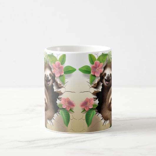 Caneca 3D Preguiça Kaffeetasse (Mittel)