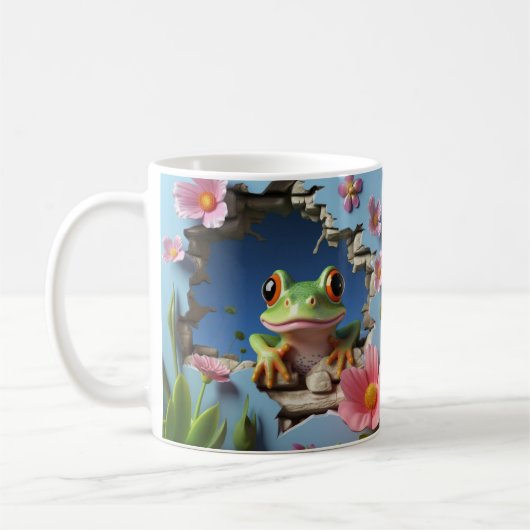 caneca 3D Sapo Kaffeetasse (Links)