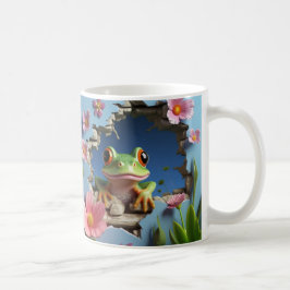 caneca 3D Sapo Kaffeetasse