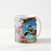 Caneca 3D Tartaruga Kaffeetasse (VorderseiteRechts)