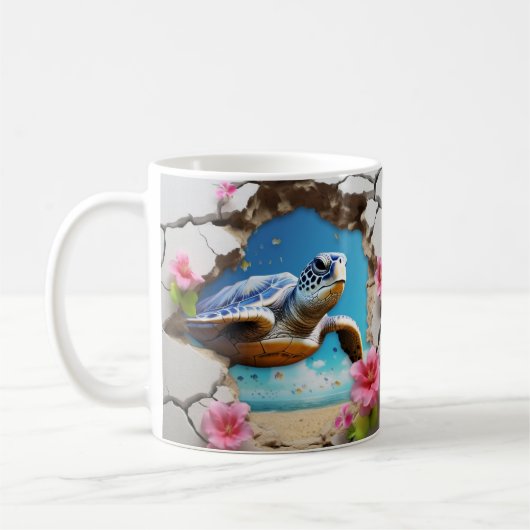 Caneca 3D Tartaruga Kaffeetasse (Links)