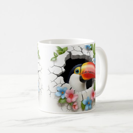 Caneca 3D Tucano Kaffeetasse (VorderseiteRechts)