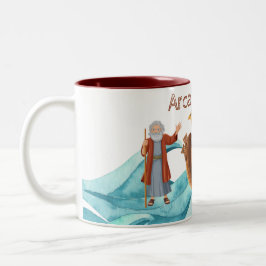 Caneca a Arca de Noé Zweifarbige Tasse