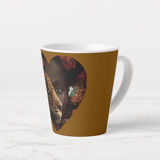 Caneca Afro Lion Milchtasse (Rechte Ecke)