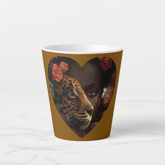 Caneca Afro Lion Milchtasse (Vorderseite)