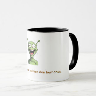 Caneca "Alien se divertindo"! Tasse