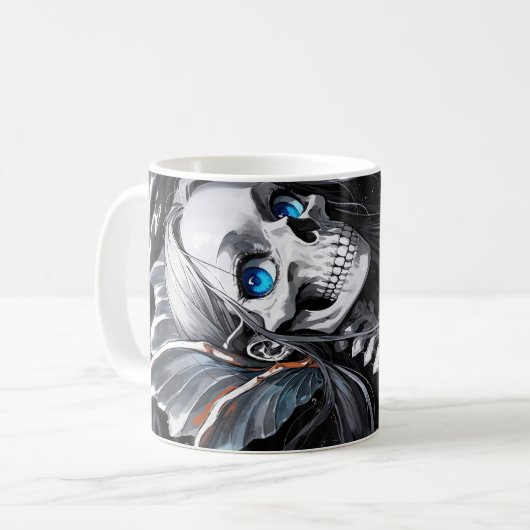 Caneca anime caveira kaffeetasse (Vorderseite Links)