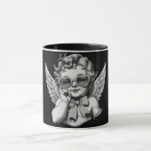 Caneca Anjo - Caneca Angel Rebel 😇🖤 Tasse (Zentrum)