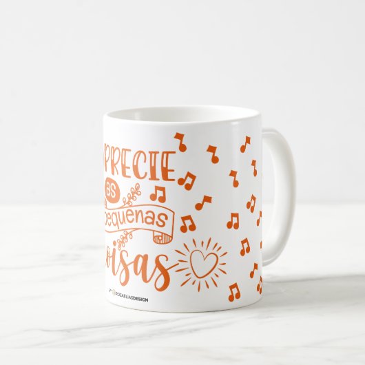 Caneca Aprecie Kaffeetasse (VorderseiteRechts)