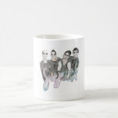 Caneca banda Grafith Kaffeetasse (Mittel)