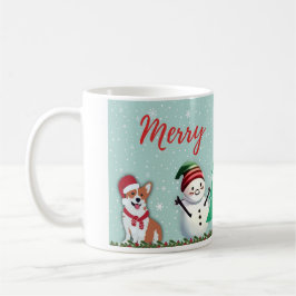 Caneca branca brilhante-Natal Kaffeetasse