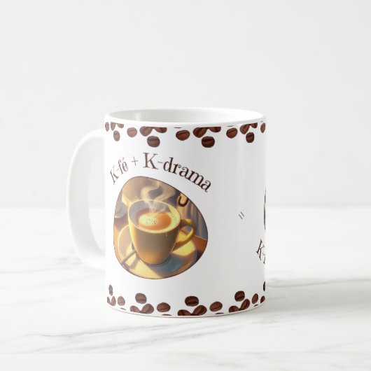 Caneca branca clássica, 325 ml kaffeetasse (Vorderseite Links)