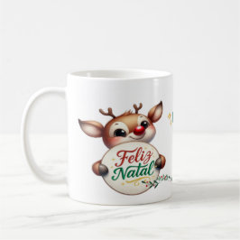 Caneca Branca Clássica - Edição Natal Kaffeetasse