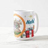 Caneca Branca Clássica - Edição Natal Kaffeetasse (VorderseiteRechts)