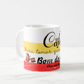 Caneca branca clássica kaffeetasse (Vorderseite Links)