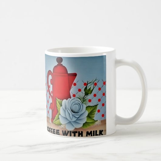  Caneca branca clássica Kaffeetasse (Rechts)