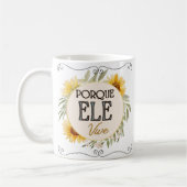 Caneca branca clássica - Páscoa Kaffeetasse (Links)