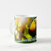 Caneca branca clássica Tucano Kaffeetasse (Vorderseite Links)
