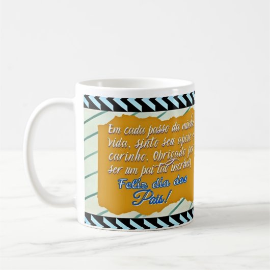 Caneca branca, Pais Kaffeetasse (Links)
