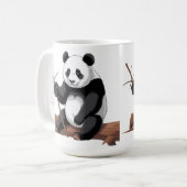 Caneca branca panda kaffeetasse (Vorderseite Links)