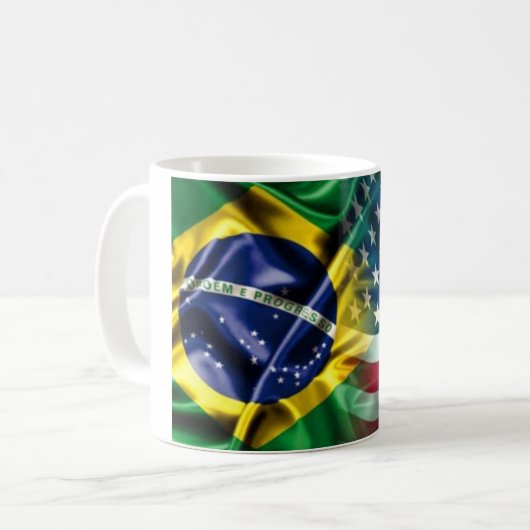 Caneca brasil e U.S.A 325 ml Kaffeetasse (Vorderseite Links)