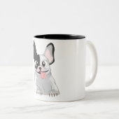 Caneca buldogue zweifarbige tasse (VorderseiteRechts)